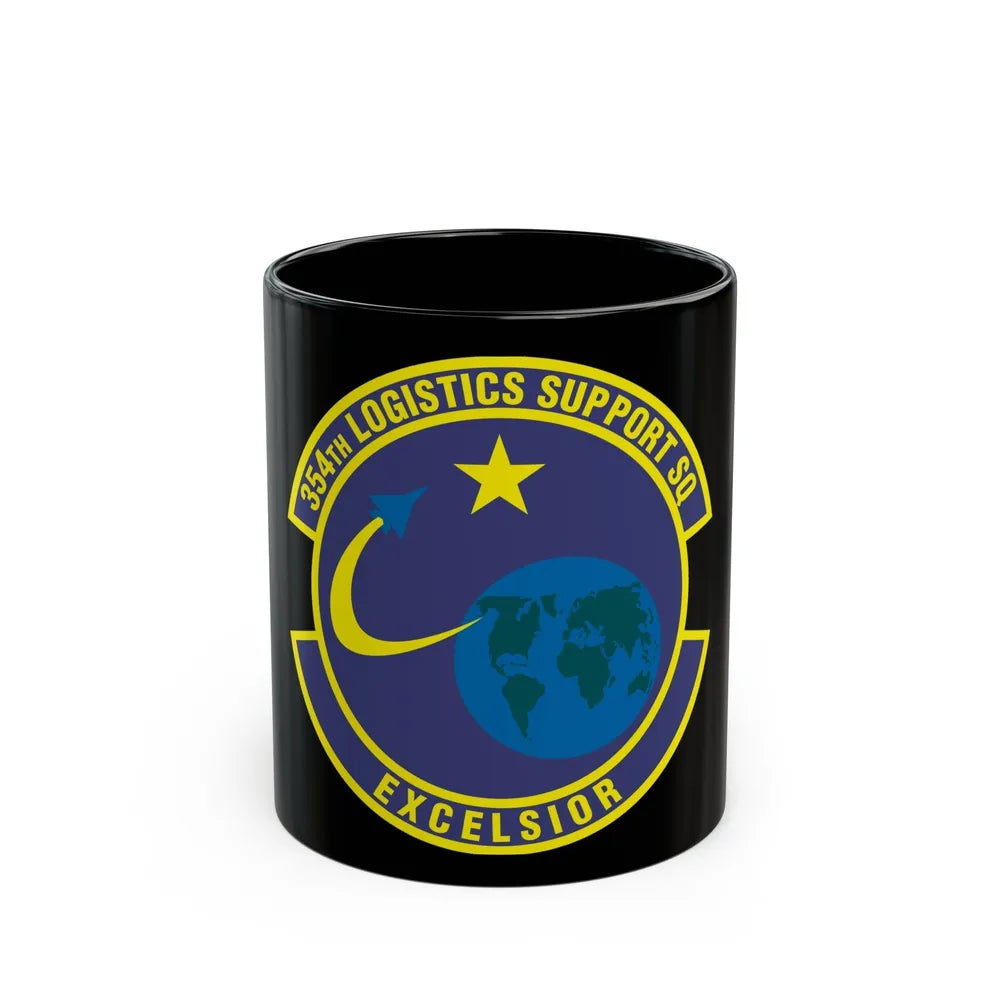 354th Logistics Support Squadron (U.S. Air Force) Black Coffee Mug-11oz-Go Mug Yourself