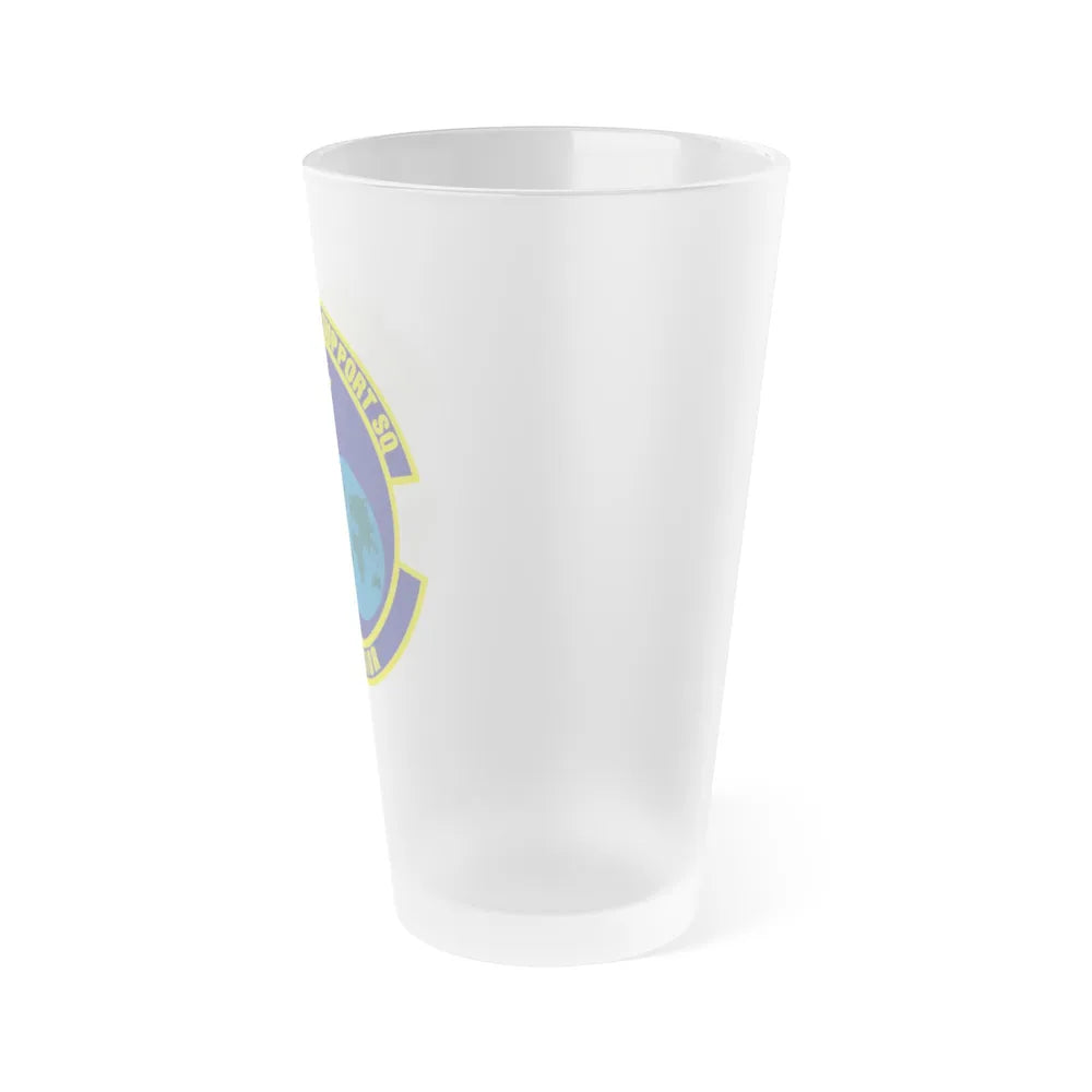 354th Logistics Support Squadron (U.S. Air Force) Frosted Pint Glass 16oz-Go Mug Yourself