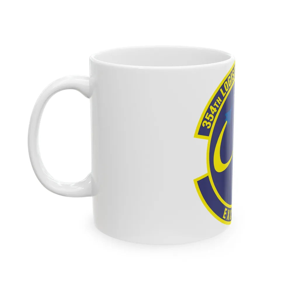 354th Logistics Support Squadron (U.S. Air Force) White Coffee Mug-Go Mug Yourself