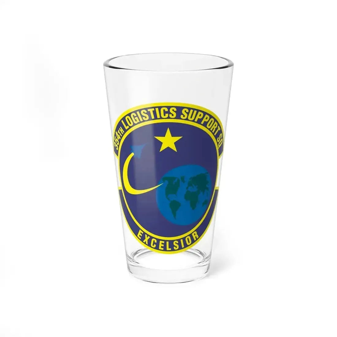 354th Logistics Support Squadron (U.S. Air Force) Pint Glass 16oz 16oz - Go Mug Yourself