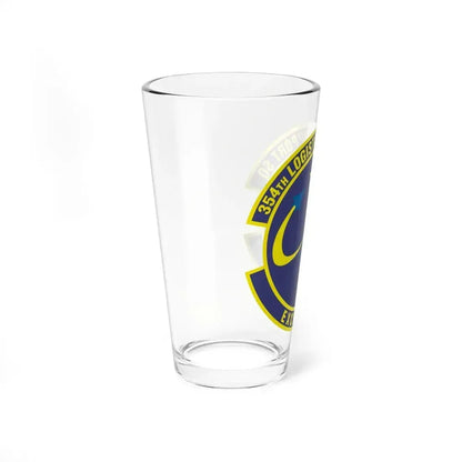 354th Logistics Support Squadron (U.S. Air Force) Pint Glass 16oz - Go Mug Yourself