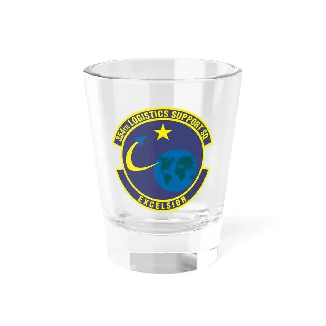 354th Logistics Support Squadron (U.S. Air Force) Shot Glass 1.5oz 1.5oz - Go Mug Yourself