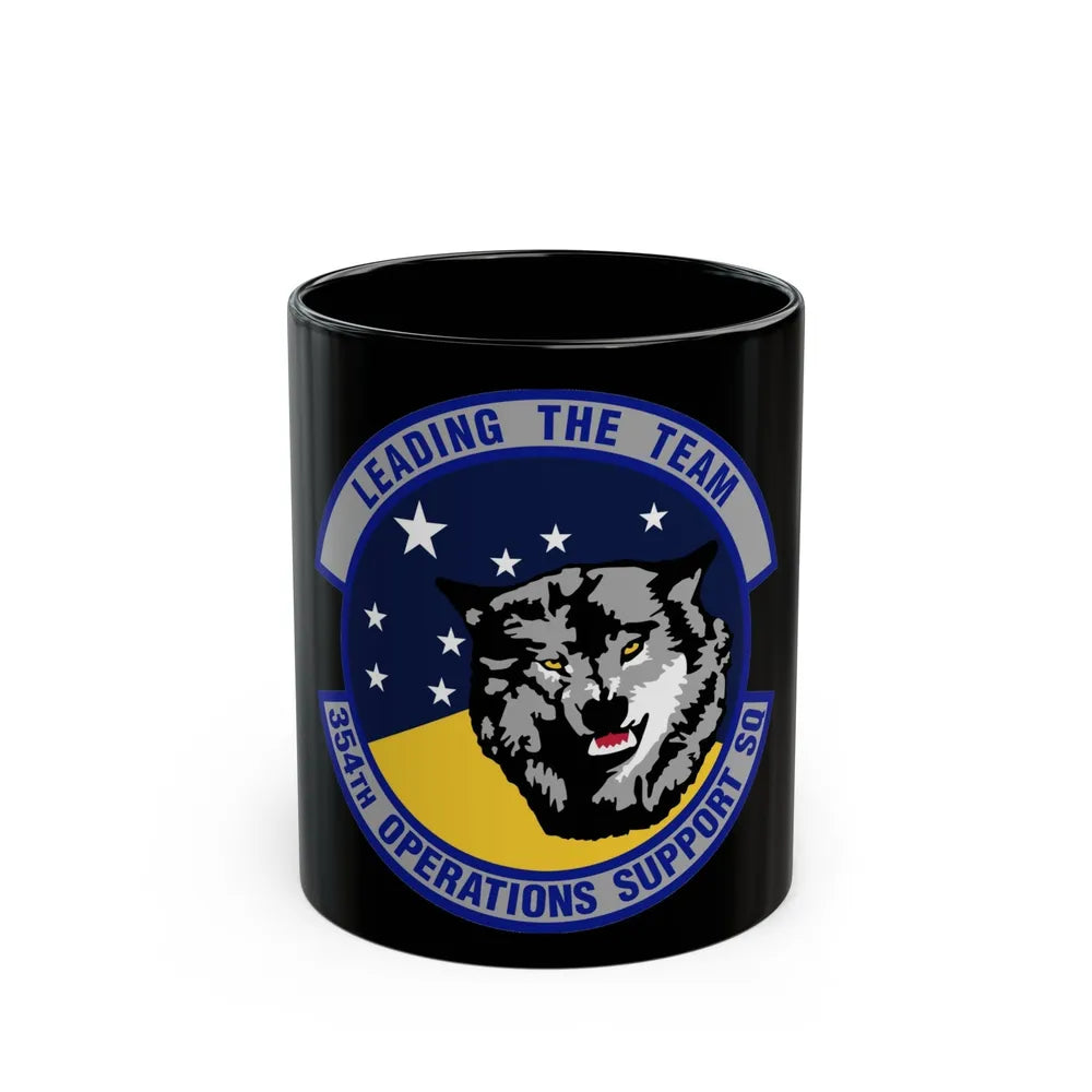 354th Operations Support Squadron (U.S. Air Force) Black Coffee Mug-11oz-Go Mug Yourself