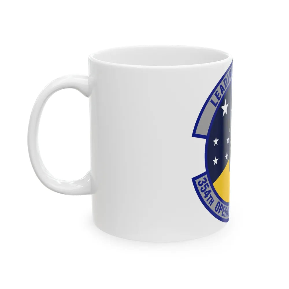 354th Operations Support Squadron (U.S. Air Force) White Coffee Mug-Go Mug Yourself