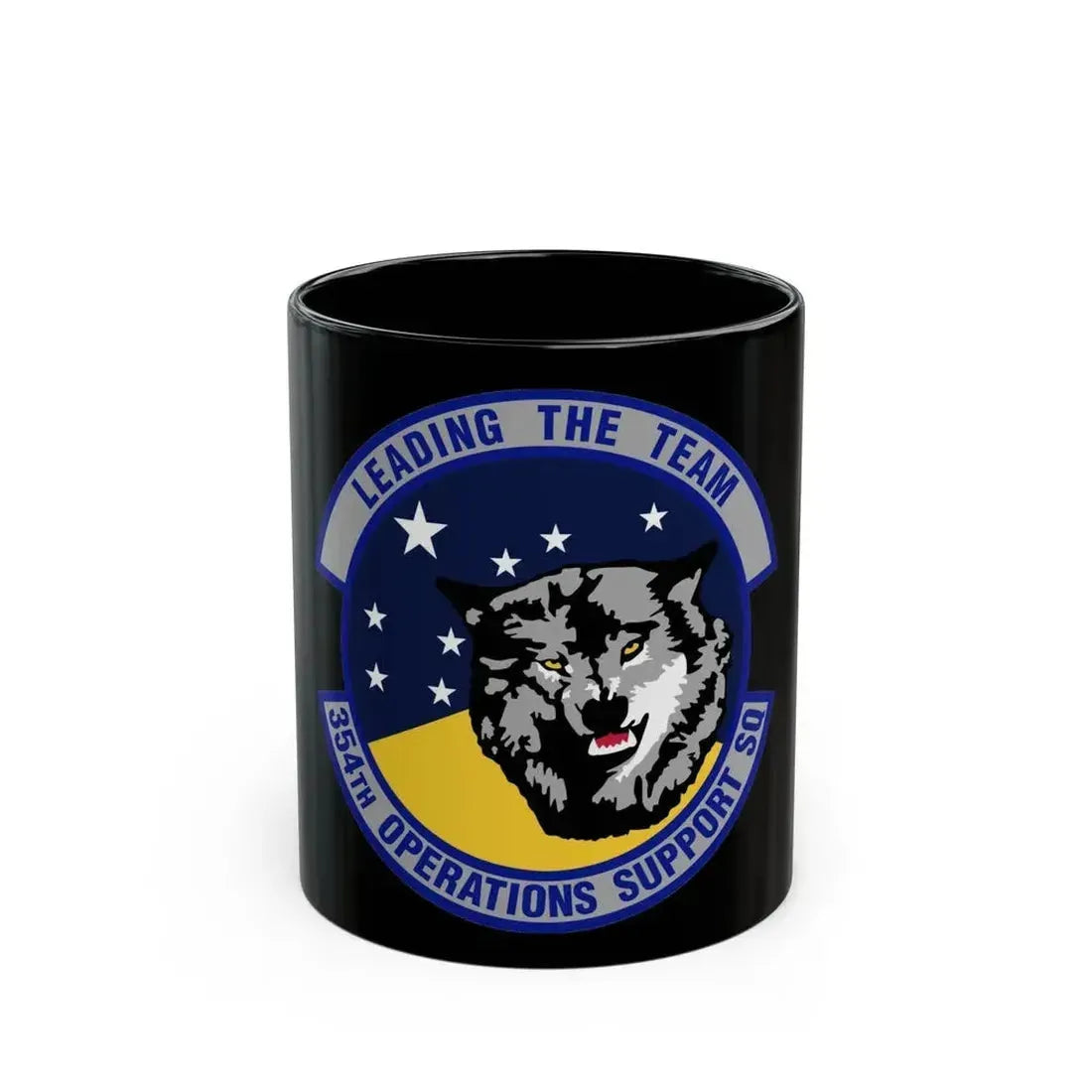 354th Operations Support Squadron (U.S. Air Force) Black Coffee Mug 11oz - Go Mug Yourself