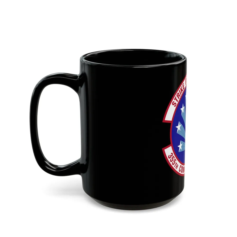 355 Communications Squadron ACC (U.S. Air Force) Black Coffee Mug-Go Mug Yourself