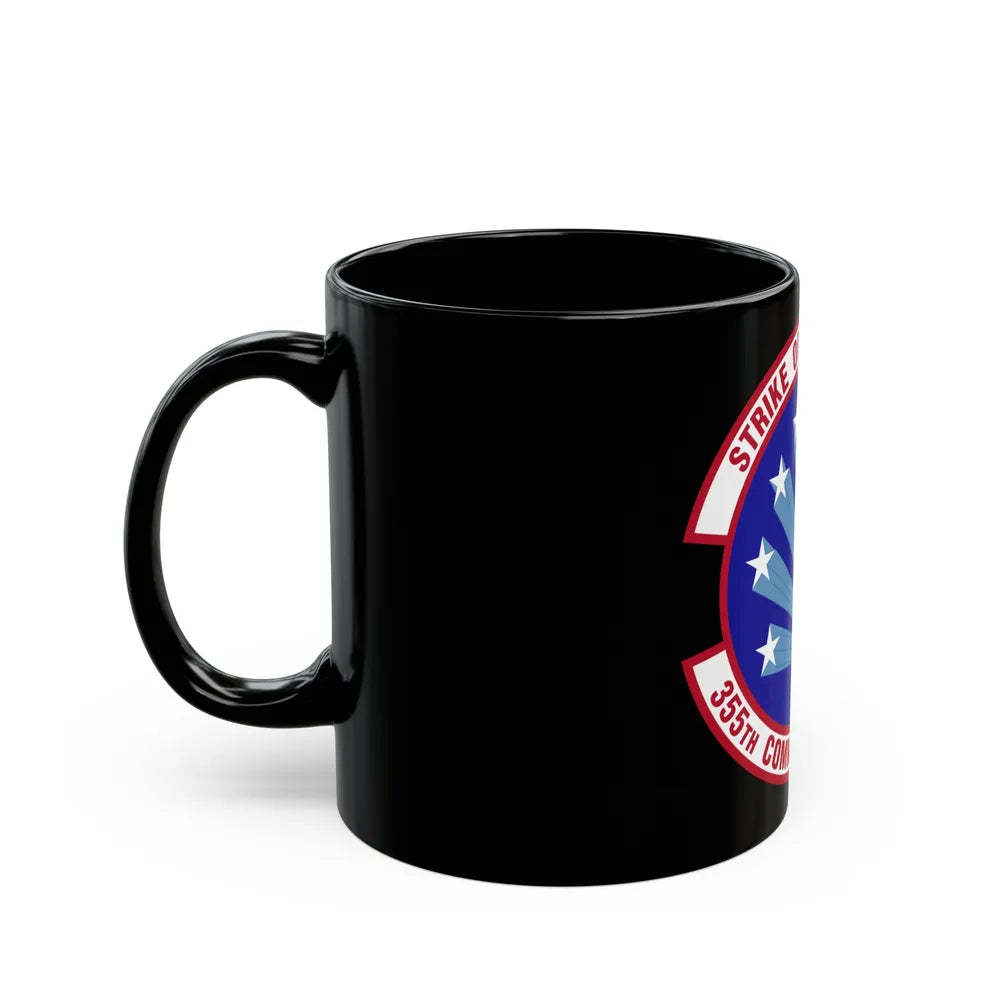 355 Communications Squadron ACC (U.S. Air Force) Black Coffee Mug-Go Mug Yourself