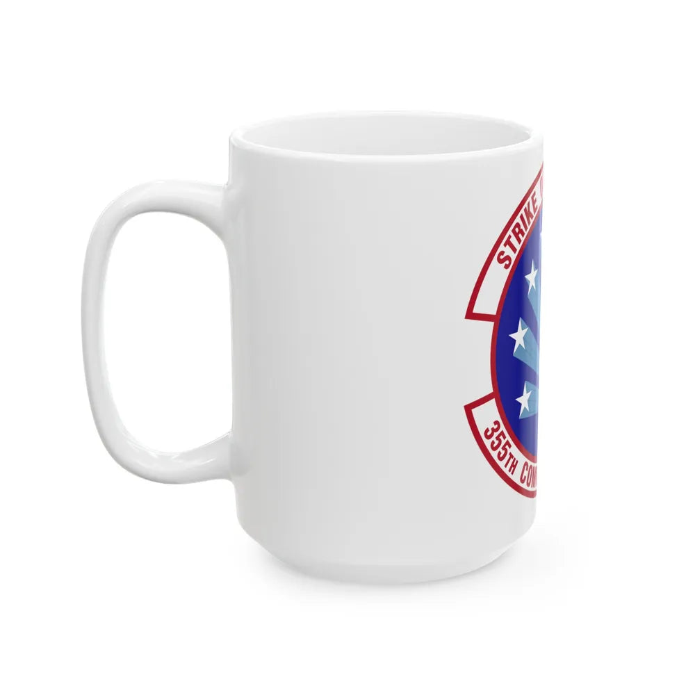 355 Communications Squadron ACC (U.S. Air Force) White Coffee Mug-Go Mug Yourself