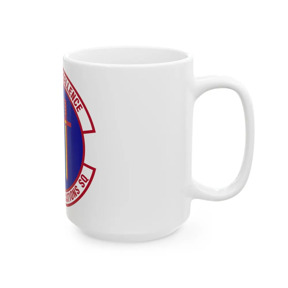 355 Communications Squadron ACC (U.S. Air Force) White Coffee Mug-Go Mug Yourself