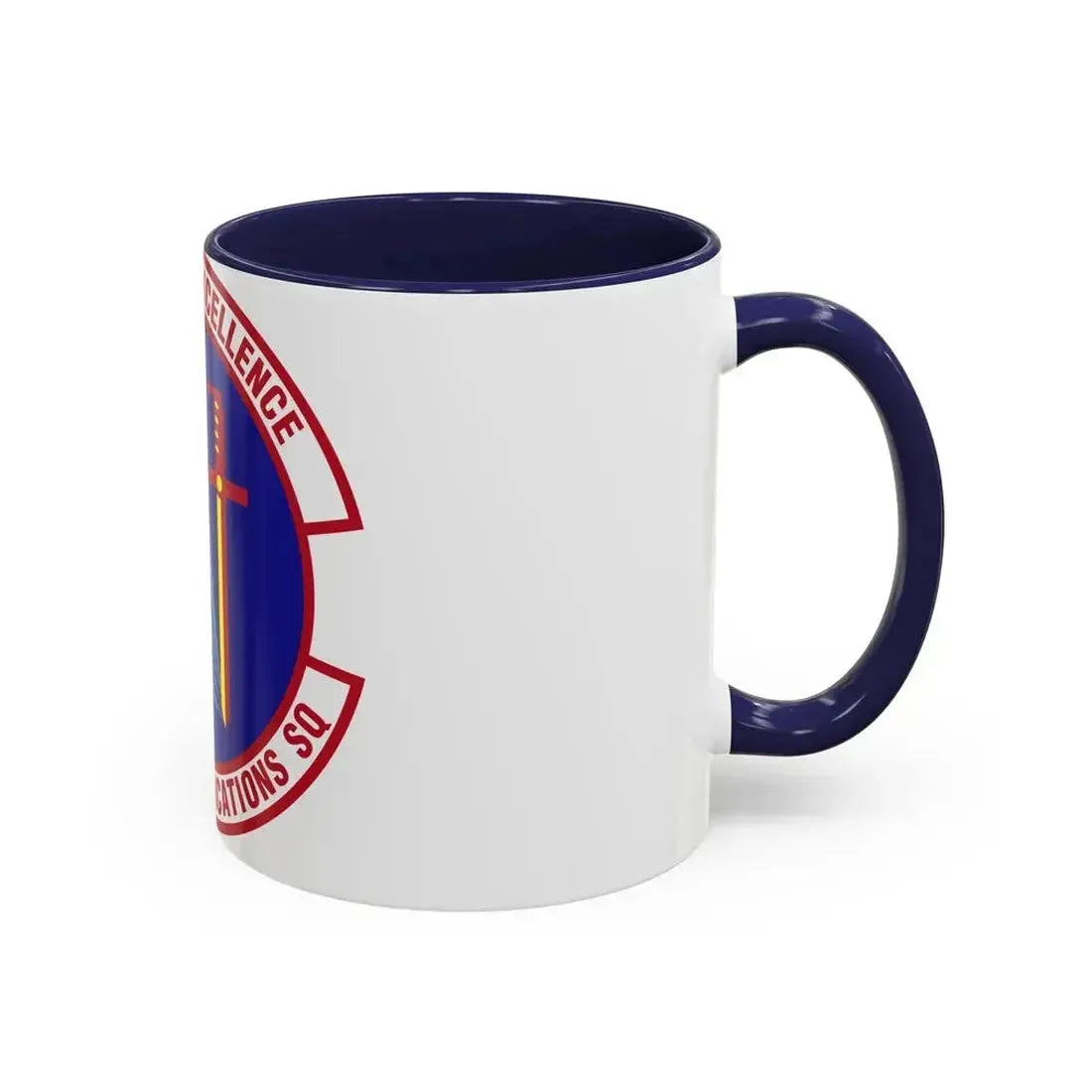 355 Communications Squadron ACC (U.S. Air Force) Accent Coffee Mug - Go Mug Yourself