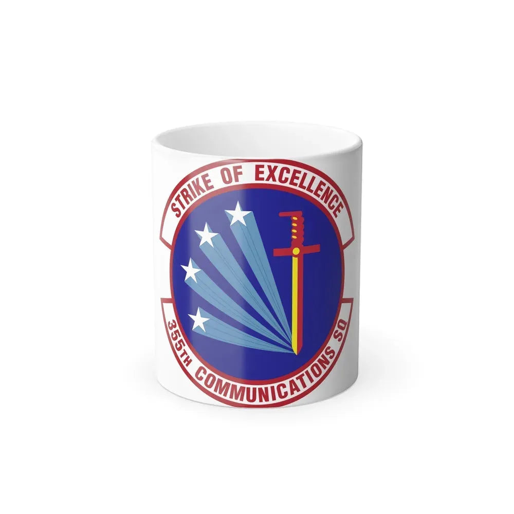355 Communications Squadron ACC (U.S. Air Force) Color Changing Coffee Mug 11oz - Go Mug Yourself