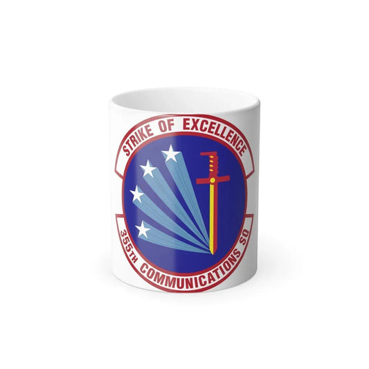355 Communications Squadron ACC (U.S. Air Force) Color Changing Coffee Mug 11oz - Go Mug Yourself