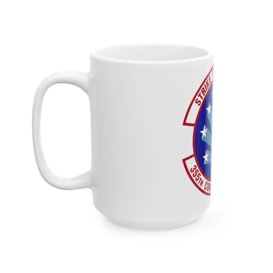 355 Communications Squadron ACC (U.S. Air Force) White Coffee Mug - Go Mug Yourself