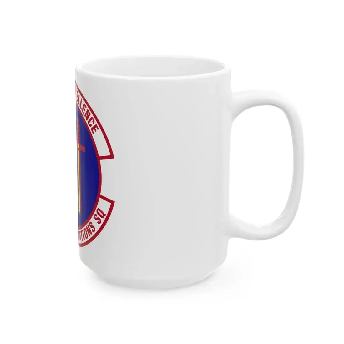 355 Communications Squadron ACC (U.S. Air Force) White Coffee Mug - Go Mug Yourself