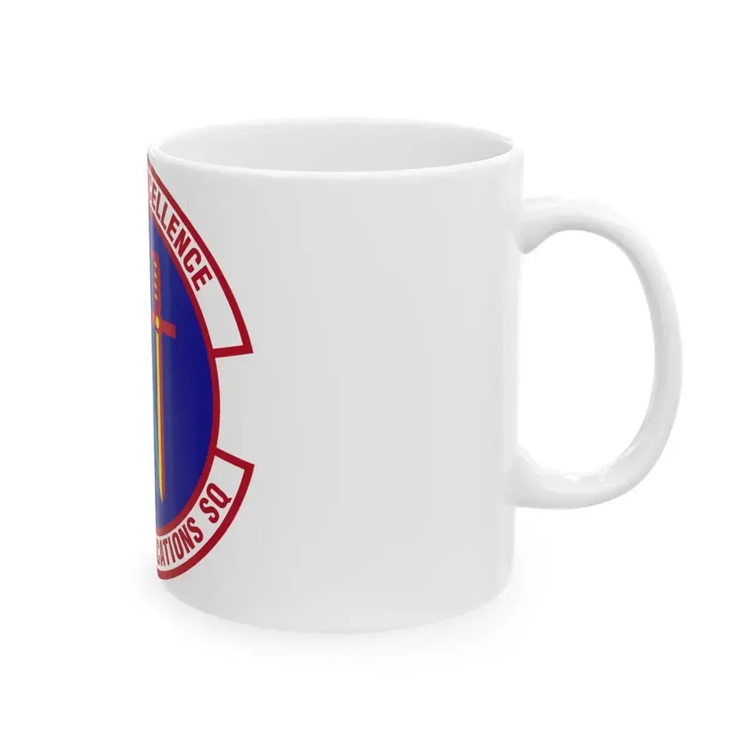 355 Communications Squadron ACC (U.S. Air Force) White Coffee Mug - Go Mug Yourself