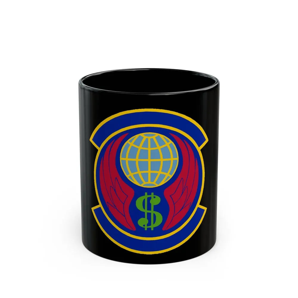 355 Comptroller Squadron ACC (U.S. Air Force) Black Coffee Mug-11oz-Go Mug Yourself