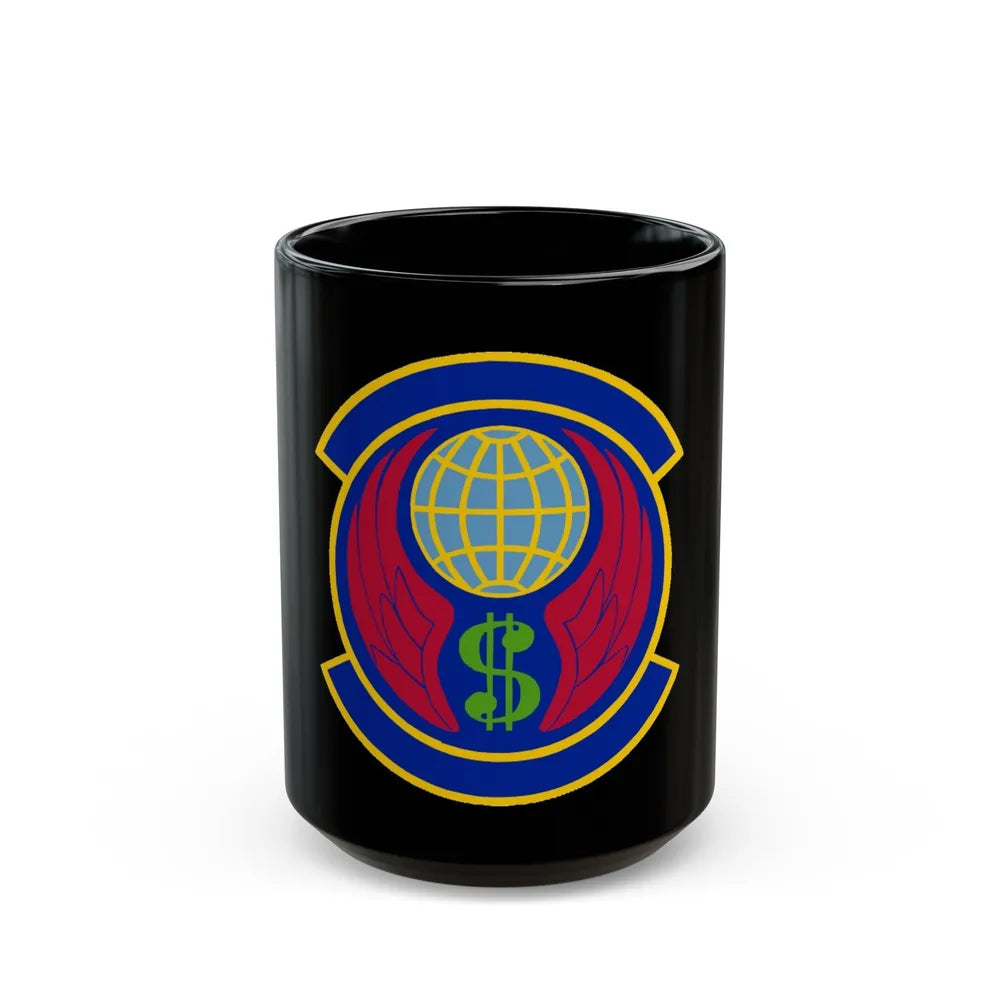 355 Comptroller Squadron ACC (U.S. Air Force) Black Coffee Mug-15oz-Go Mug Yourself