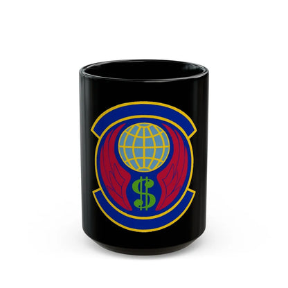 355 Comptroller Squadron ACC (U.S. Air Force) Black Coffee Mug-15oz-Go Mug Yourself