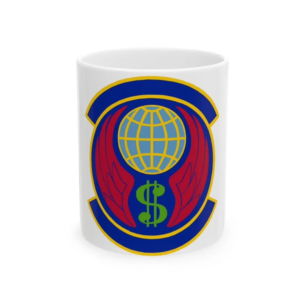 355 Comptroller Squadron ACC (U.S. Air Force) White Coffee Mug-11oz-Go Mug Yourself