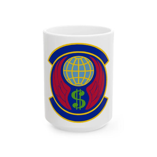 355 Comptroller Squadron ACC (U.S. Air Force) White Coffee Mug-15oz-Go Mug Yourself