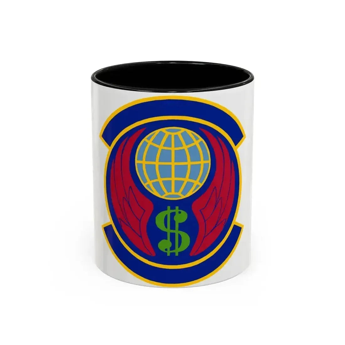355 Comptroller Squadron ACC (U.S. Air Force) Accent Coffee Mug 11oz Black - Go Mug Yourself