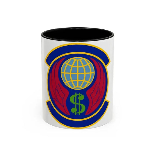 355 Comptroller Squadron ACC (U.S. Air Force) Accent Coffee Mug 11oz Black - Go Mug Yourself