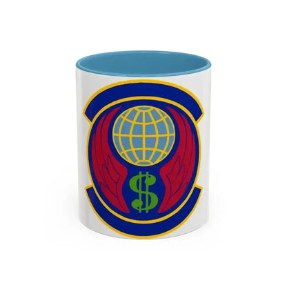 355 Comptroller Squadron ACC (U.S. Air Force) Accent Coffee Mug 11oz Light Blue - Go Mug Yourself