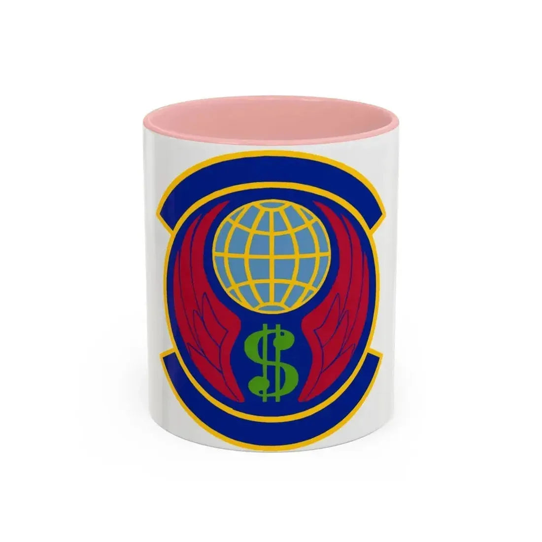 355 Comptroller Squadron ACC (U.S. Air Force) Accent Coffee Mug 11oz Pink - Go Mug Yourself