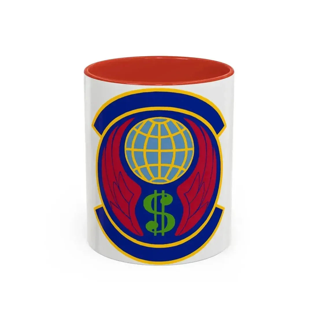 355 Comptroller Squadron ACC (U.S. Air Force) Accent Coffee Mug 11oz Red - Go Mug Yourself