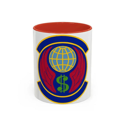 355 Comptroller Squadron ACC (U.S. Air Force) Accent Coffee Mug 11oz Red - Go Mug Yourself