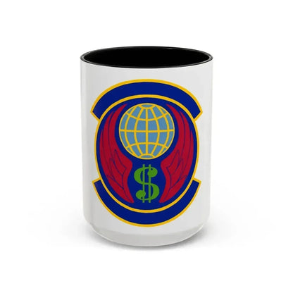 355 Comptroller Squadron ACC (U.S. Air Force) Accent Coffee Mug 15oz Black - Go Mug Yourself