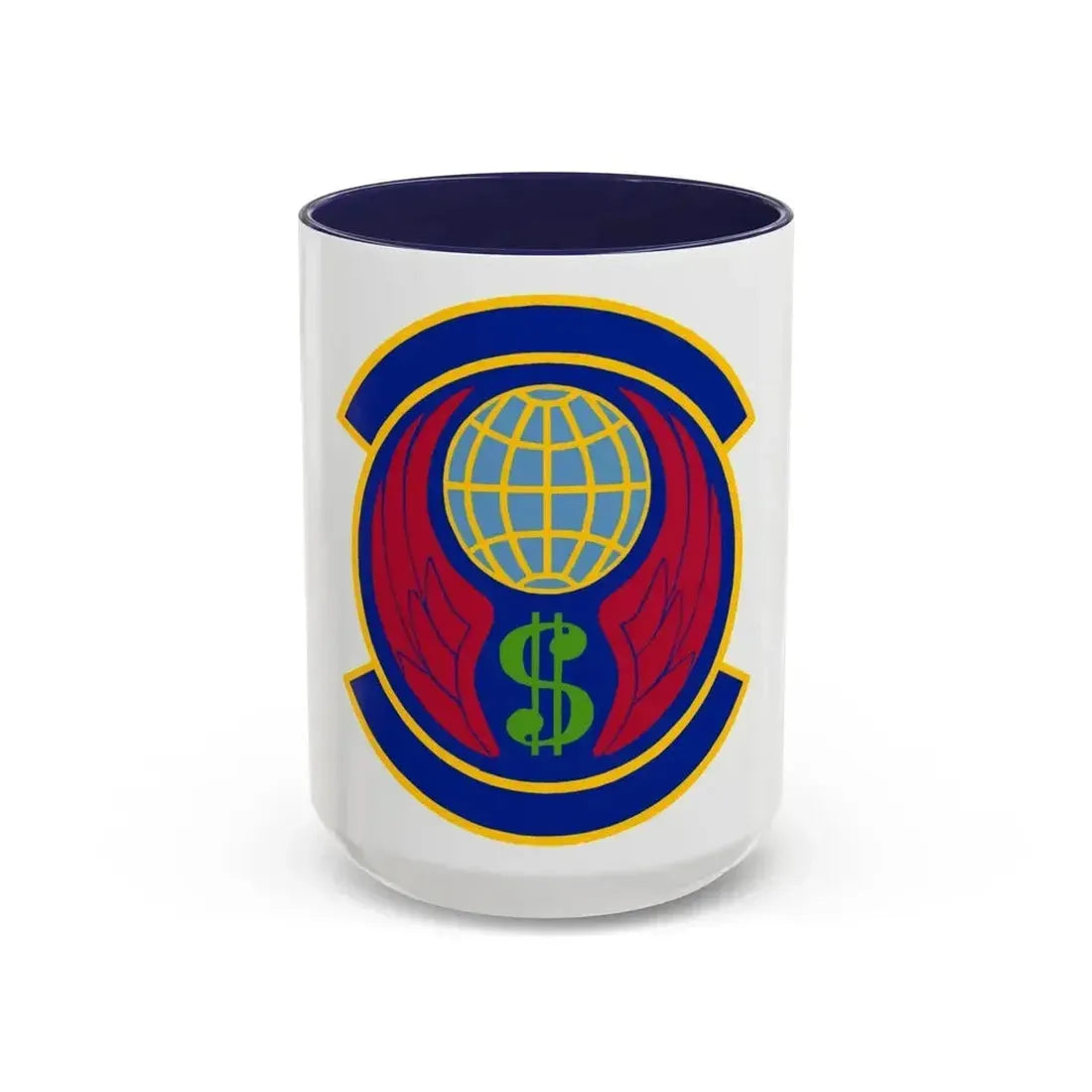 355 Comptroller Squadron ACC (U.S. Air Force) Accent Coffee Mug 15oz Navy - Go Mug Yourself