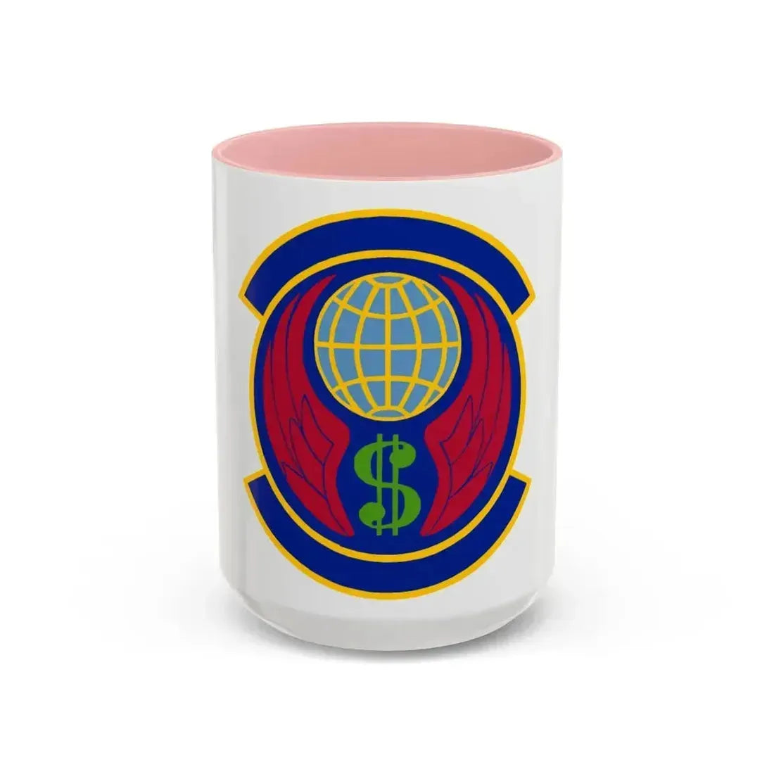355 Comptroller Squadron ACC (U.S. Air Force) Accent Coffee Mug 15oz Pink - Go Mug Yourself