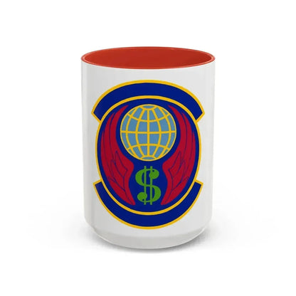 355 Comptroller Squadron ACC (U.S. Air Force) Accent Coffee Mug 15oz Red - Go Mug Yourself