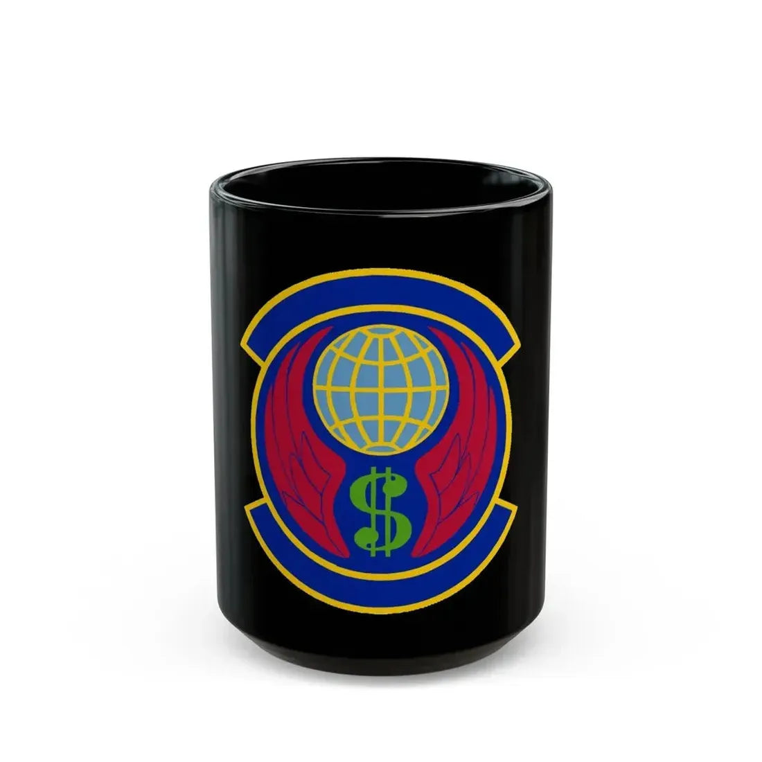 355 Comptroller Squadron ACC (U.S. Air Force) Black Coffee Mug 15oz - Go Mug Yourself