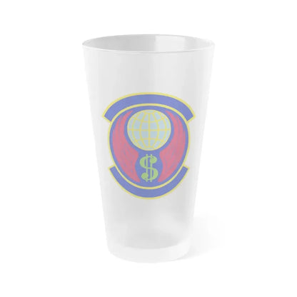 355 Comptroller Squadron ACC (U.S. Air Force) Frosted Pint Glass 16oz - Go Mug Yourself