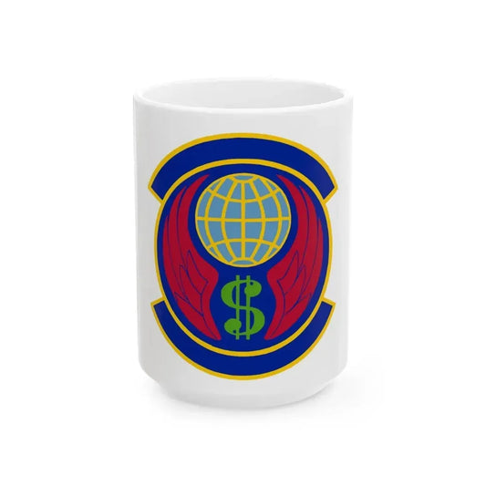 355 Comptroller Squadron ACC (U.S. Air Force) White Coffee Mug 15oz - Go Mug Yourself
