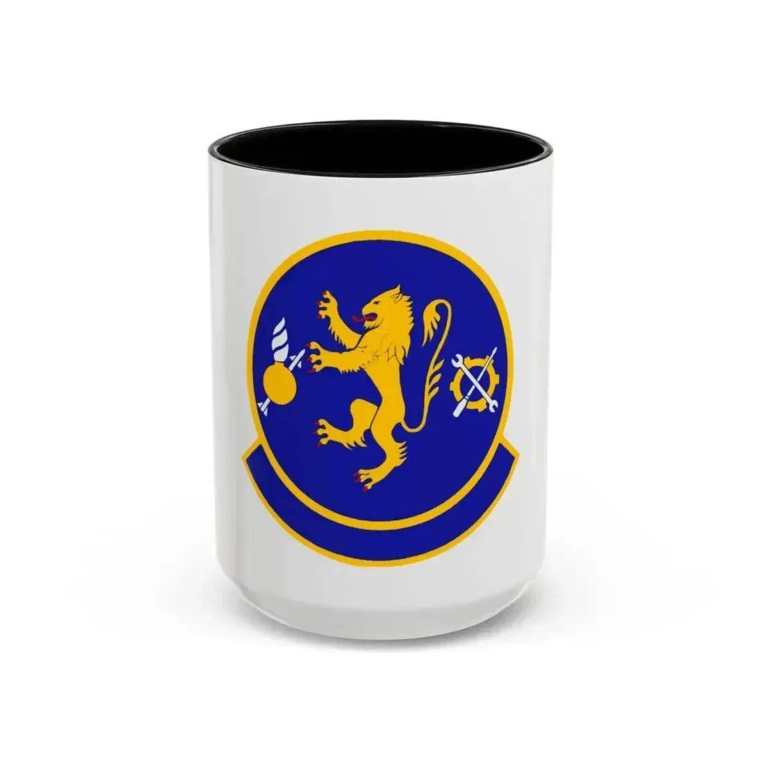 355 Equipment Maintenance Squadron ACC (U.S. Air Force) Accent Coffee Mug 15oz Black - Go Mug Yourself