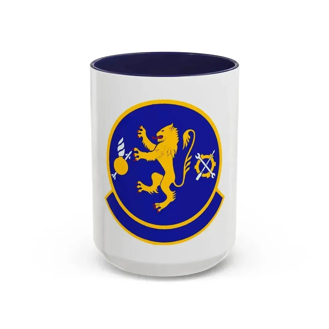 355 Equipment Maintenance Squadron ACC (U.S. Air Force) Accent Coffee Mug 15oz Navy - Go Mug Yourself