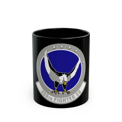 355 Fighter Squadron PACAF (U.S. Air Force) Black Coffee Mug-11oz-Go Mug Yourself