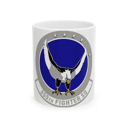 355 Fighter Squadron PACAF (U.S. Air Force) White Coffee Mug-11oz-Go Mug Yourself