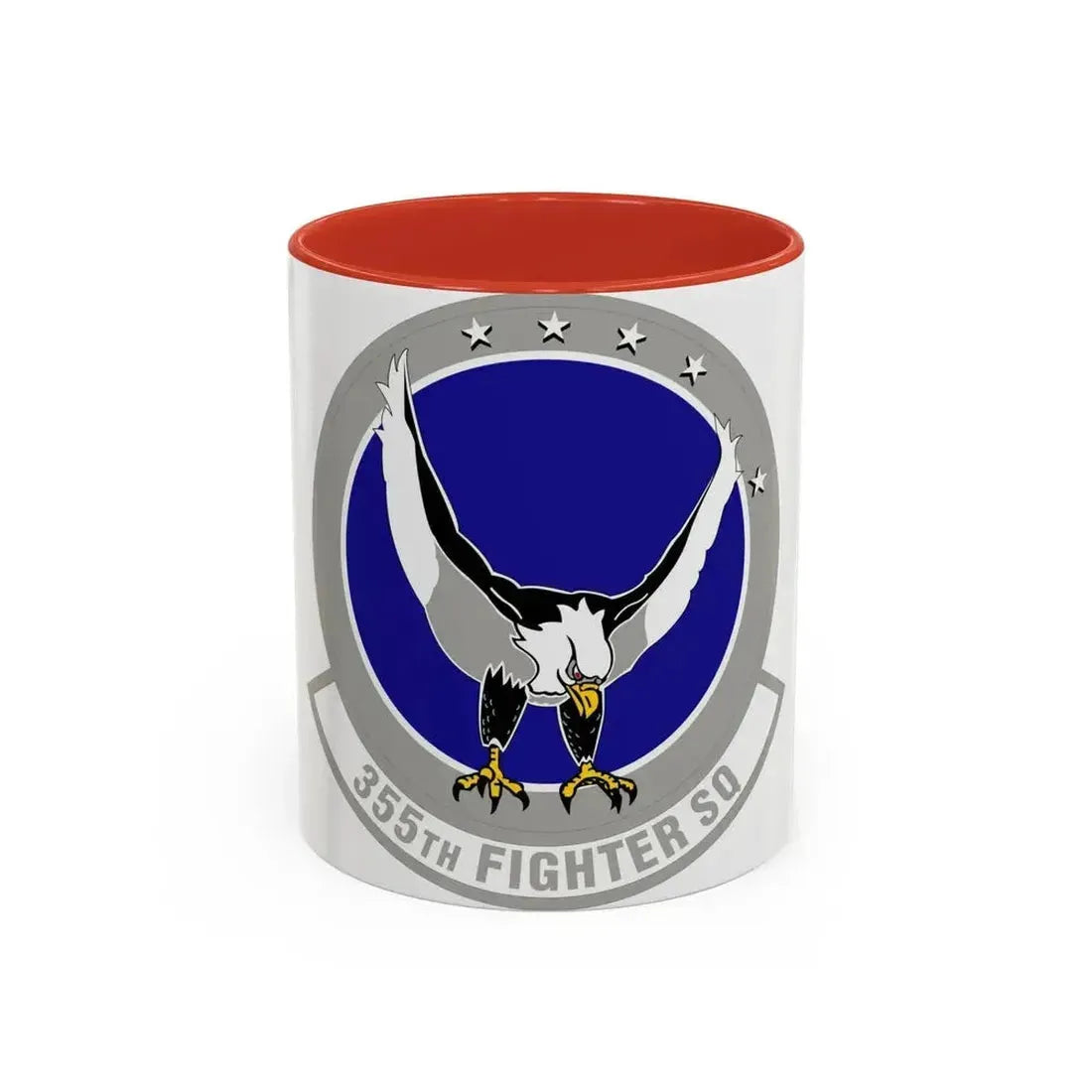 355 Fighter Squadron PACAF (U.S. Air Force) Accent Coffee Mug 11oz Red - Go Mug Yourself
