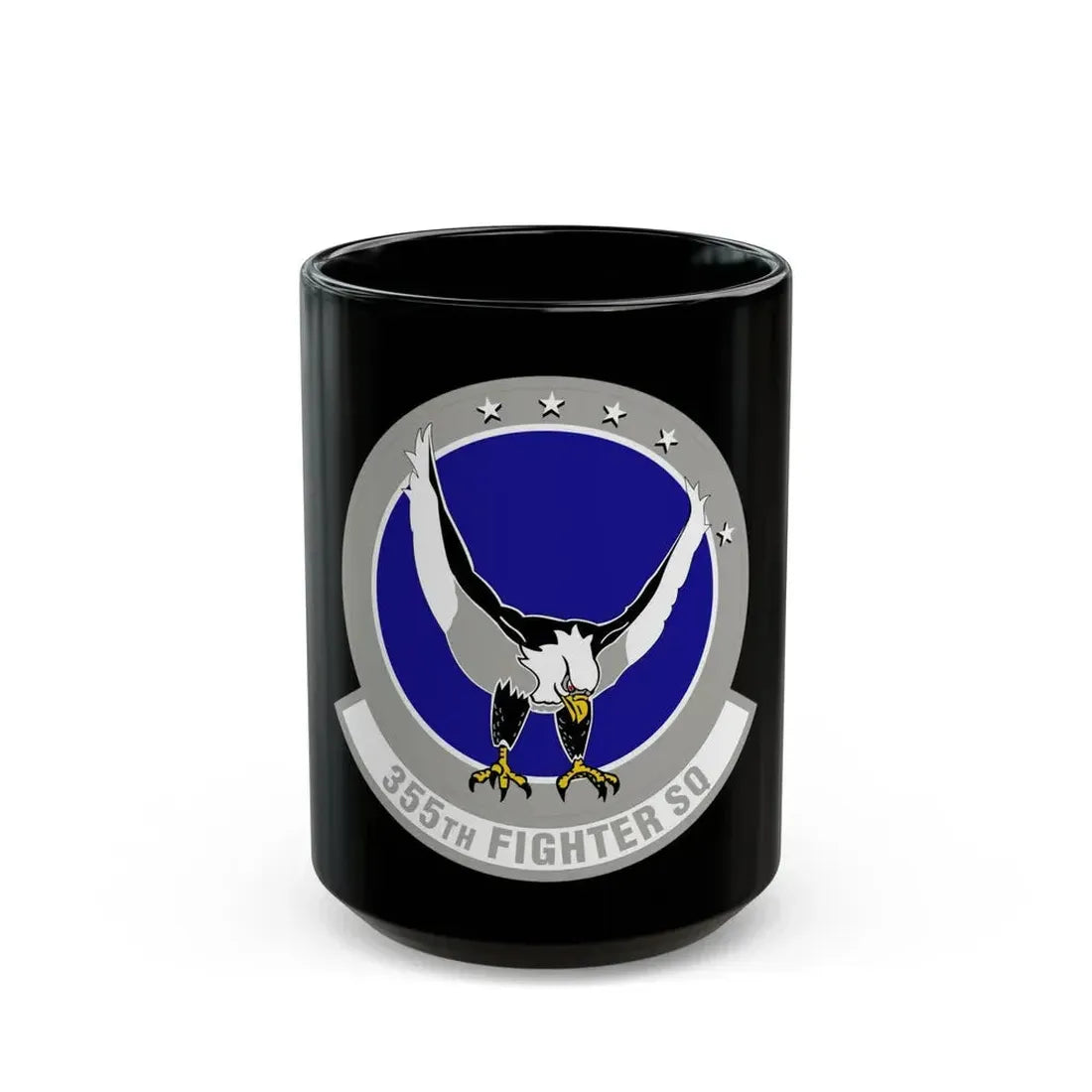 355 Fighter Squadron PACAF (U.S. Air Force) Black Coffee Mug 15oz - Go Mug Yourself