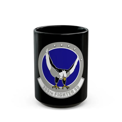 355 Fighter Squadron PACAF (U.S. Air Force) Black Coffee Mug 15oz - Go Mug Yourself