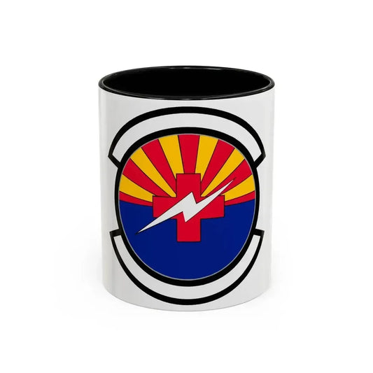 355 Healthcare Operations Squadron ACC (U.S. Air Force) Accent Coffee Mug 11oz Black - Go Mug Yourself