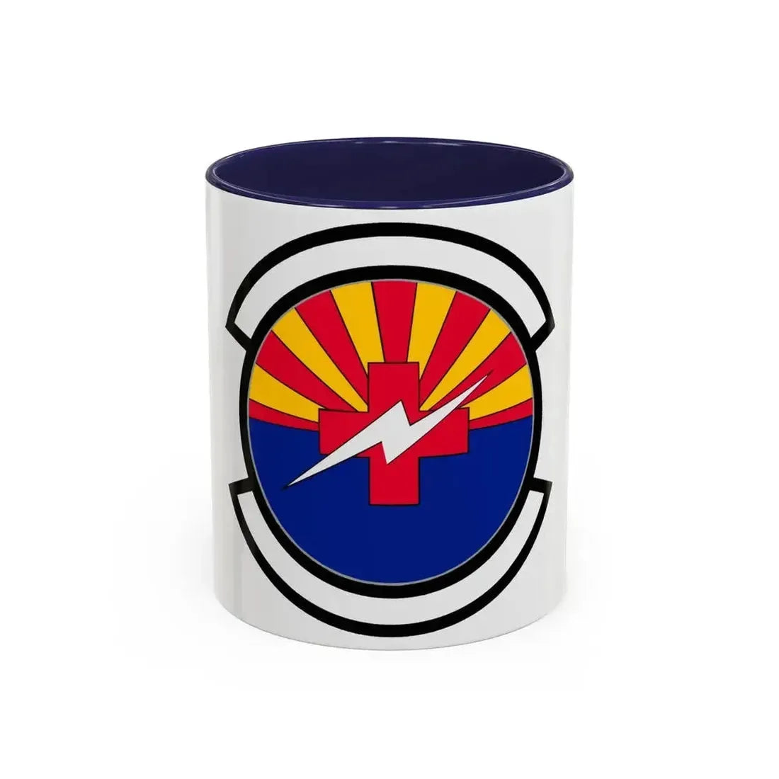 355 Healthcare Operations Squadron ACC (U.S. Air Force) Accent Coffee Mug 11oz Navy - Go Mug Yourself