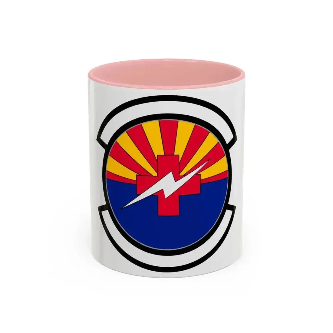 355 Healthcare Operations Squadron ACC (U.S. Air Force) Accent Coffee Mug 11oz Pink - Go Mug Yourself