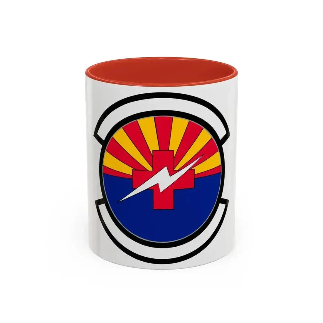 355 Healthcare Operations Squadron ACC (U.S. Air Force) Accent Coffee Mug 11oz Red - Go Mug Yourself