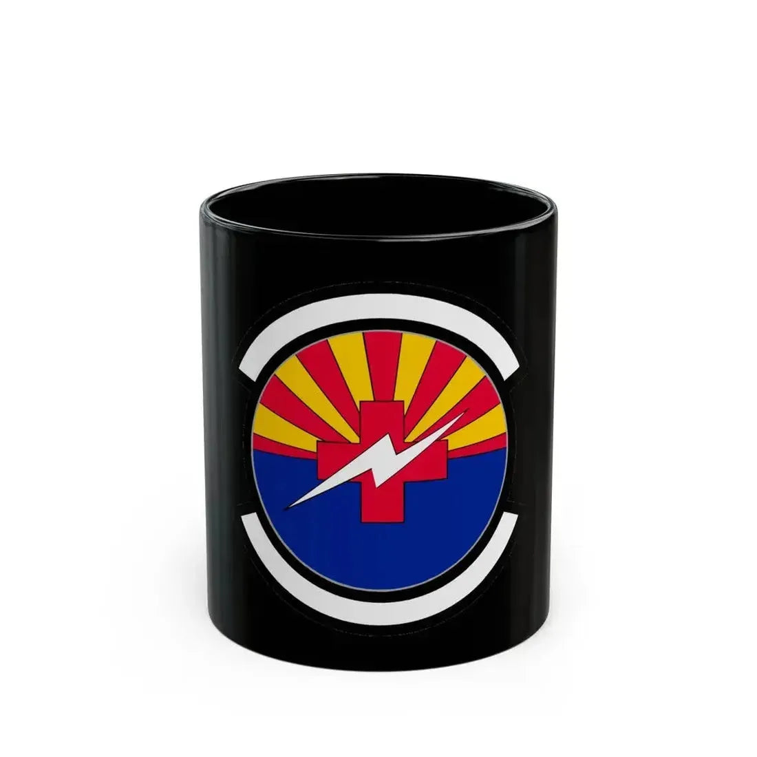 355 Healthcare Operations Squadron ACC (U.S. Air Force) Black Coffee Mug 11oz - Go Mug Yourself