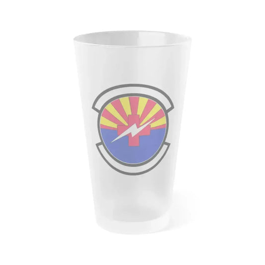 355 Healthcare Operations Squadron ACC (U.S. Air Force) Frosted Pint Glass 16oz 16oz Frosted - Go Mug Yourself